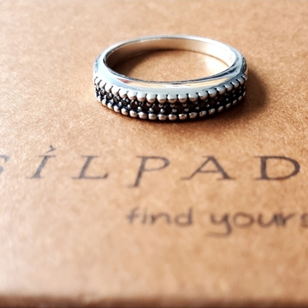 Rare Silpada Sterling Silver Marcasite Ring